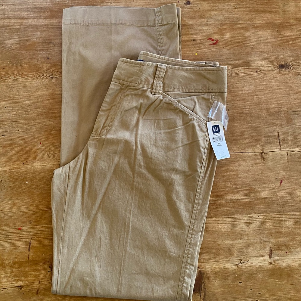 Gap khakis, curvy flare size 12 long